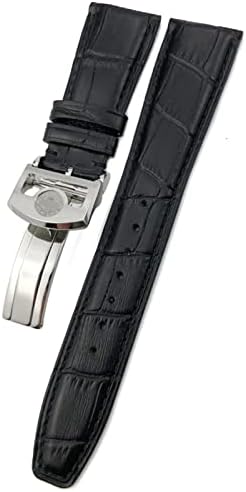Каишка за часовник от телешка кожа EKSIL 20 мм и 21 мм, 22 мм, Взаимозаменяеми каишка за часовник IWC Portugieser Porotfino Family,