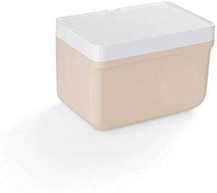 AERVEAL Стенен Държач за Тоалетни Кърпички с безплатен Перфоратором Пылезащитная Водоустойчива Кутия за Тоалетна хартия с Бежов цвят