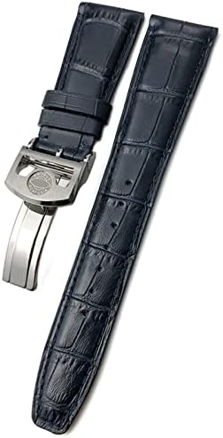 Каишка за часовник от телешка кожа EKSIL 20 мм и 21 мм, 22 мм, Взаимозаменяеми каишка за часовник IWC Portugieser Porotfino Family,