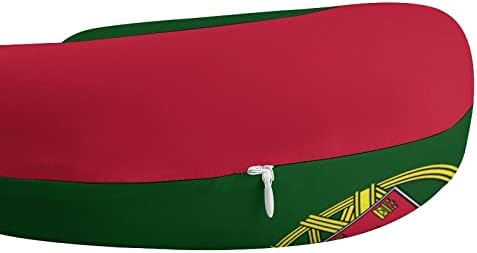 Възглавница за Врата с Флага на Португалия, U-Образна Възглавница за Подкрепа на Главата и врата, облегалката за глава от Пяна с