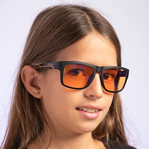Horus X • Слот очила с блокиране на синя светлина за деца и младежи - Момчета и момичета (PC, игри, ТЕЛЕВИЗИЯ, смартфони)