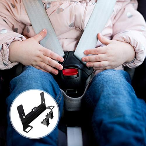 Конектор за Ключалки колан COHEALI Скоба За Закрепване на детето Стоманена Капаче за Connector колан Задържащ Котва Универсален за Автомобили