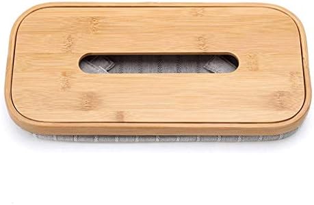 Дървена капак кутии за салфетки JYDQM r - Екологично Чист, Прибиращи Притежателя /Опаковка - Декоративен Органайзер за Баня, Офис