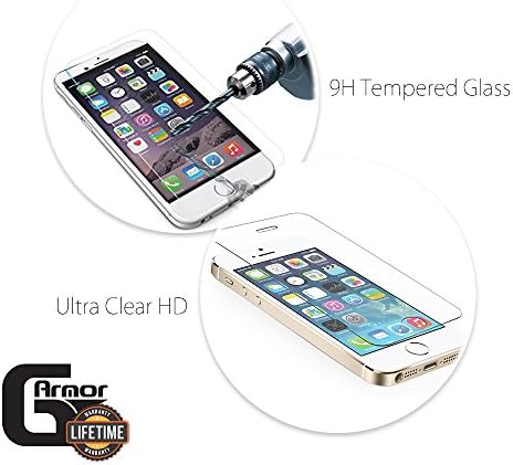 Защитно фолио G-Armor Pack 2 за iPhone 12 и iPhone 12 Pro - скрийнсейвър от закалено стъкло, удобен калъф за вашия телефон, Безплатна