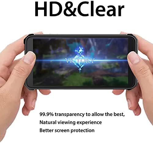 Ailiber е Съвместим с защитно фолио за екрана OnePlus Nord в n100 [2] [Не е подходящ за Nord N10 5G] Здрава филм от закалено стъкло със защита от надраскване HD Прозрачен калъф, Без меху