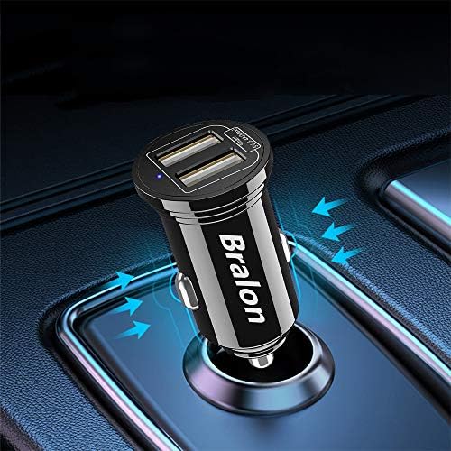 Зарядно за кола USB [5 бр.], адаптер за бързо зарядно устройство Bralon 24W / 4.8 A Mini 2 USB съвместим с iPhone 11 11 Pro (Max)