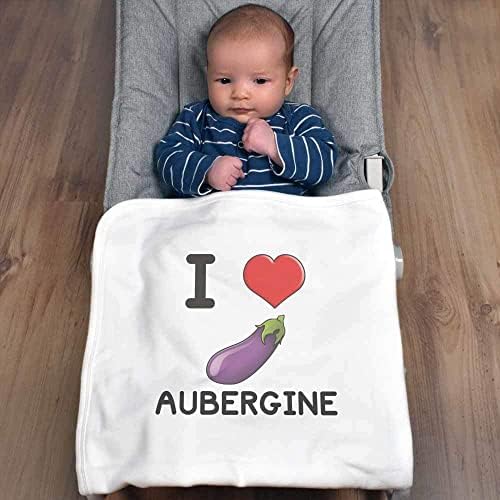 Памучни Бебешки одеяла /Шал I Love Aubergine (BY00026398)