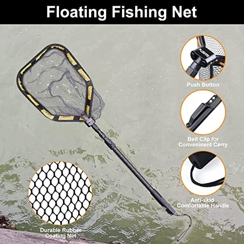 Комбинация въдици и макари PLUSINNO и Плаваща на Рибарската Мрежа за Телескопичната пръчка за риболов, изработени от Въглеродни Влакна Steelhead с намотка за риболов на сь?