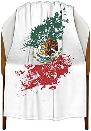 QG ZZX Мексиканско-Американски Флаг Детско Одеало за Момчета И Момичета, Одеало за детско Креватче, Одеяло за Количка