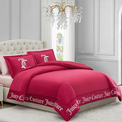 Juicy Couture - Комплект спално бельо в готически стил - Queen-Size - комплект от 3 теми включват (1) стеганое одеало с размер 90