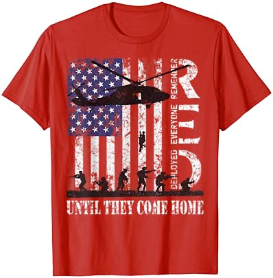 ЧЕРВЕНА Петък, Не забравяй, Че Всички са Разположени Армейски Флаг на САЩ, Реколта Тениска
