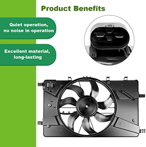 Вентилатор за охлаждане на кондензатора ac SCITOO, Съвместим с Buick за Chevrolet Cruze