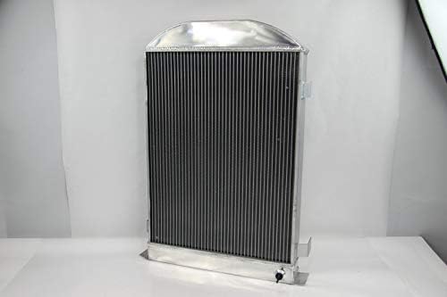 Изцяло алуминиев радиатор за: Височина на ДВИГАТЕЛЯ на FORD FLATHEAD = 28 Инча 1935-1936 35-36