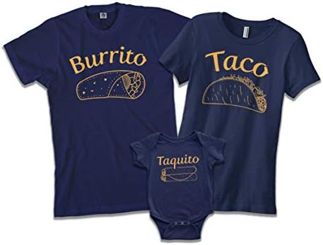 Ортега Тако Такито | Комплект Семейни Ризи за Татко, мама и Бебе