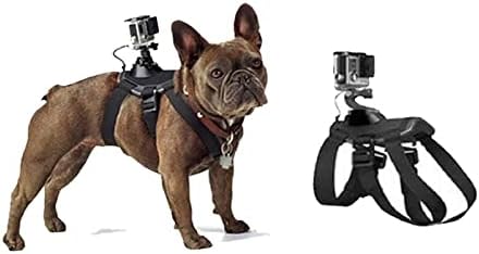 Шлейка за кучета Gopro, Мека и регулируема закопчалка за колан за кучета Gopro за големи, средни и малки кучета Може да се използва