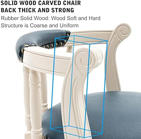 Бар столове с тапицерия от волска кожа и бели дървени крака Слонова кост, височина на бар-шкафове със завъртане на 360 градуса, Модерен Бар стол в стил на свободното в