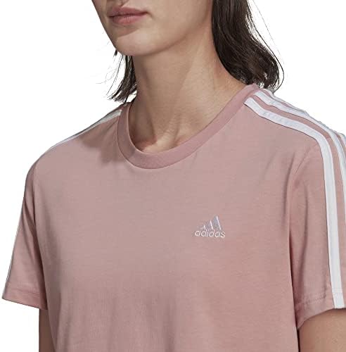 Укороченная тениска adidas Women ' s Essentials Свободно Намаляване на 3 ленти