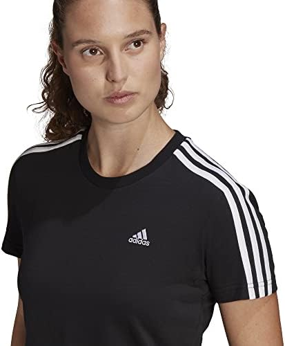 Укороченная тениска adidas Women ' s Essentials Свободно Намаляване на 3 ленти