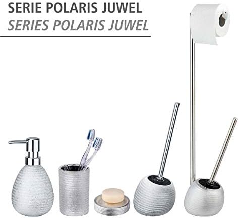 Препарат за съдове WENKO Polaris Juwel, Сребро, Керамика, 11 x 11 x 2.5 см