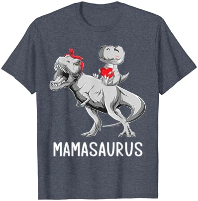 Тениска с динозавром Mama T Rex Saurus за Деня на Майката Mamasaurus