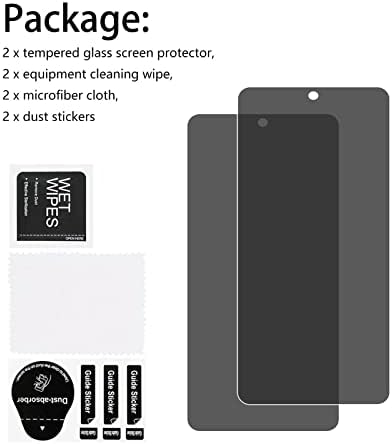 Защитно фолио Lcerco от 2 опаковки за Motorola One 5G Ace, Защитен слой от закалено стъкло твърдост 9H, [Защита от надраскване] [Без мехурчета] Лесен за инсталиране, съвместима с Mo
