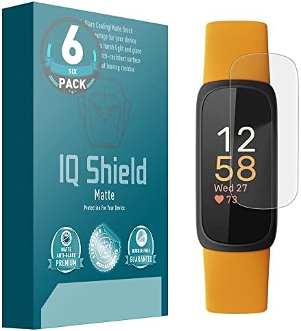 Матово защитно фолио IQ Shield, която е съвместима с антибликовой и балон фолио Fitbit Inspire 3 (6 бр. в опаковка)