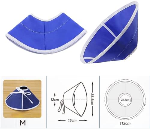 1 БР. Конусообразный Нашийник за домашни Любимци Регулируема Възстановителен Яка Мека Конусообразный на Защитния Конус за Защита от Ухапвания, Заздравяване на ран