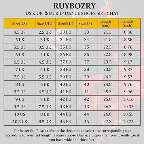 RUYBOZRY/Дамски Обувки За Латинските Танци, Кристали, Бални Обувки за Салса и Бачаты, Сватбени Обувки за Танци, Модел YCL508