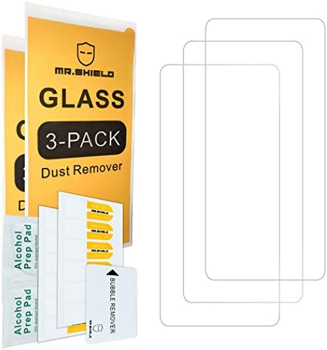 Mr.Щит [3 опаковки] е Предназначен за Samsung Galaxy а a53 5G [Закалено стъкло] [Японското стъкло твърдост 9H] Защитно фолио за екрана с доживотна заместител