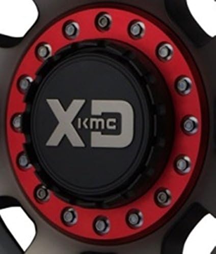 Замяна централна делото KMC XD137 FMJ СЕРИЯ XD M1050RED (2 бр. - Вътрешна капакът е черен на цвят с червена основа)