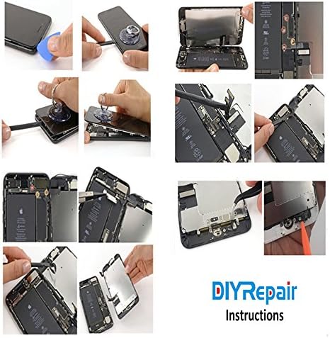 Премиум Смяна на екрана за iPhone 7 Plus 5,5' 3D Комплект за ремонт на сензорен екран (модели A1661, A1784, A1785) Дисплей с заден