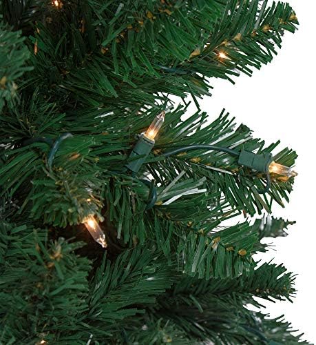 Изкуствена Коледна елха от Равеннской Бор, с Височина 6,5 Метра, С Предварителна Подсветка - Топло Бяло led осветление