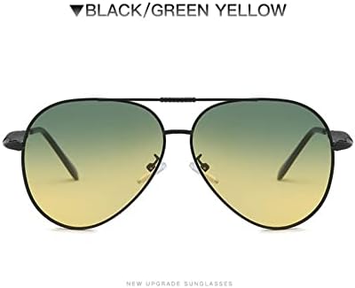 WIRUN Очила за Нощно Виждане, Антибликовые Поляризирани Спортни UV400 Жълти Слънчеви Очила за Защита от Дъжд, за Мъже, Шофиране,