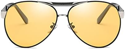TPOFHS Очила За Нощно Шофиране С Антирефлексно Покритие Поляризирани UV400 за Нощно Виждане Жълти Свидетелство за Слънчеви Очила