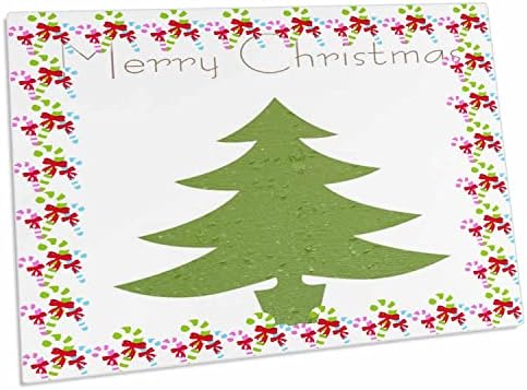 Триизмерна Коледна елха с леденцами - Сладко Празнично Изкуство - Настолни подложки (dpd-59883-1)