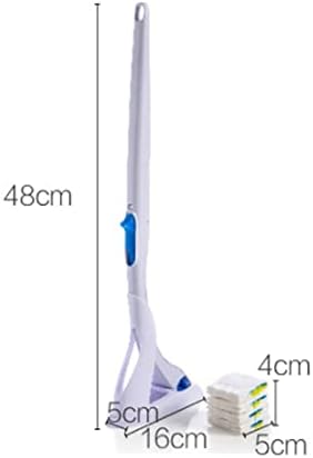 BEDRE Четка За Тоалетна, Четка за Тоалетна с Поставка Притежателя Дълга Дръжка за Баня за Еднократна употреба Четка За Почистване