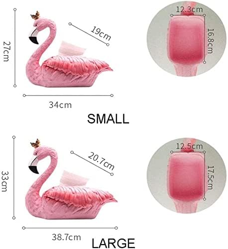 Капак кутии за Салфетки LumeCube, Притежателят на Кутии за Салфетки с Фламинго, Капак Кутии за Салфетки От Смола, Държач за Кърпички за Момичета, Опаковка, Новост, Държа?