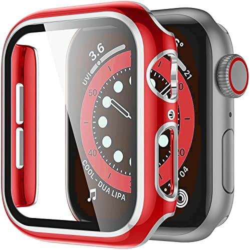 Калъф MAALYA за Apple Watch Case 45 мм 41 мм 44 мм 40 мм 42 мм, 38 мм и Аксесоари за вашия КОМПЮТЪР Протектор на екрана от закалено