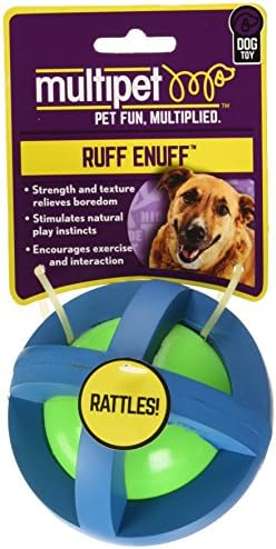 3,5-инчов играчка за кучета Boingo Топка от Multipet, (цветовете може да варират)