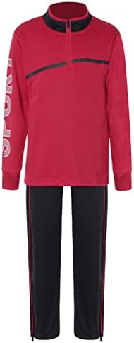 Спортни дрехи TTAO За момчета, Спортен Костюм от 2 теми, Hoody с цип и Спортни Панталони, Спортен Костюм За Бягане