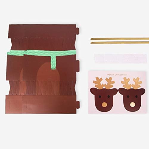 GALPADA Коледна Украса 20pcs Коледни Кутии шоколадови Бонбони Подарък Опаковъчна Кутия Коледен Подарък Контейнер за Парти