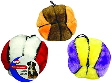Этичная плюшен играчка за кучета-баскетболисти, 4-1 / 2 инча цветове могат да се различават
