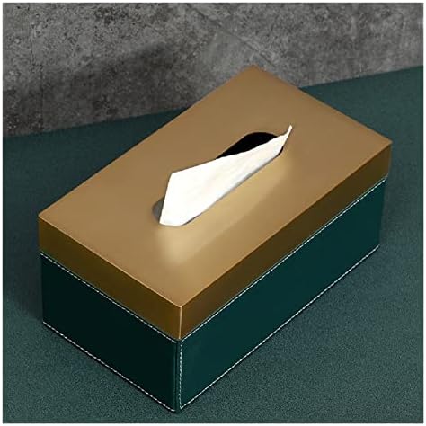 n/a Кутия за хартиени салфетки Метална Начална Дневна Домашен хотелски масичка за кафе Настолна Кутия за съхранение на хартия (Цвят: B размер: както е показано на фиг?
