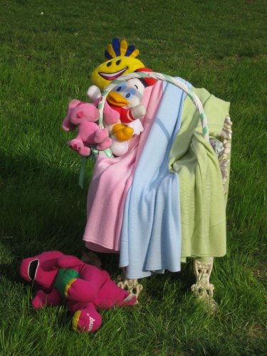 Детско одеяло от кашмир (светло дърво фъстъци с произход от цветове)