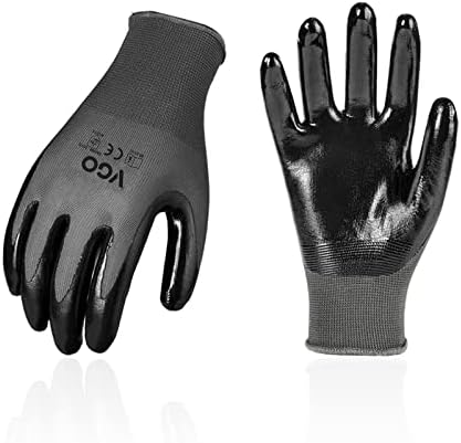 Вго... Предпазни работни ръкавици, Градински Ръкавици с антиоксидантна полиуретанова боя с покритие, Ръкавици за потапяне, Без латекс (PU2103/NT2110)