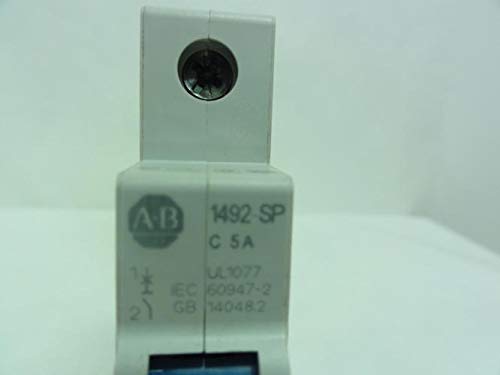 Allen Bradley 1492-Spm1c050, Серия D, Автоматичен прекъсвач, 1 полюс, 5 Ампера 1492-Spm1c050 Series D