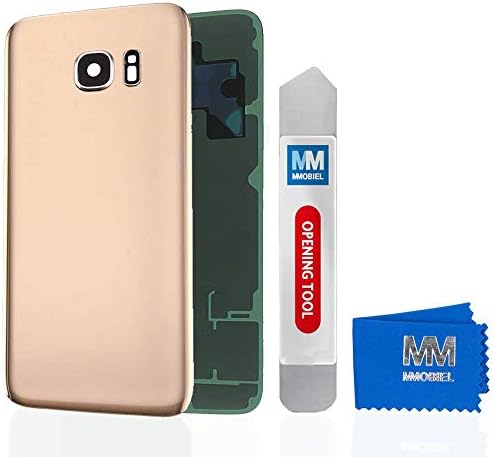 Делото на Отделението за батерията MMOBIEL с обектива на камерата е Съвместима с Samsung Galaxy S7 G930 5,1 инча (златен)