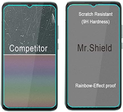 Mr.Щит [3 опаковки], Предназначени за Xiaomi (Redmi 10В) [Закалено стъкло] [Японското стъкло твърдост 9H] Защитно фолио за екрана с доживотна заместител