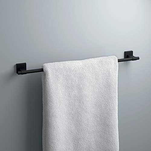 Държач за кърпи Franklin Месинг с диаметър не повече от 24 инча, черен мат, аксесоари за баня, MAX24-FB