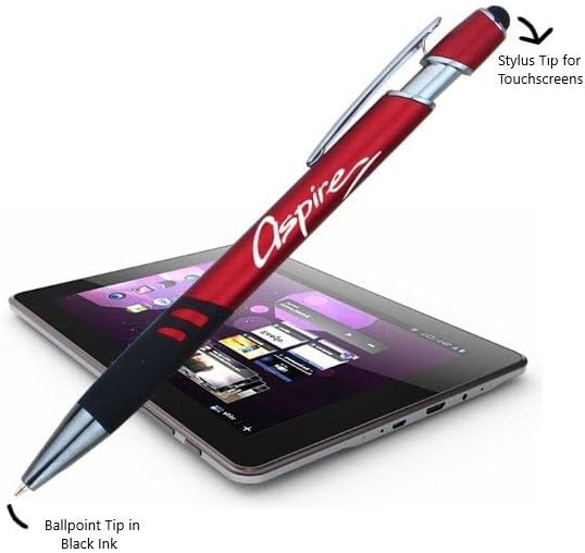 Stylus писалка -2 в 1 Капацитивен сензорен екран + Химикалка химикалка за писане С чувствителни връхчета за вашия iPad, iPhone, Samsung Galaxy и всички смарт устройства -Метален кор?